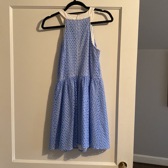 Aqua Short Blue Dress - Picture 3 of 4